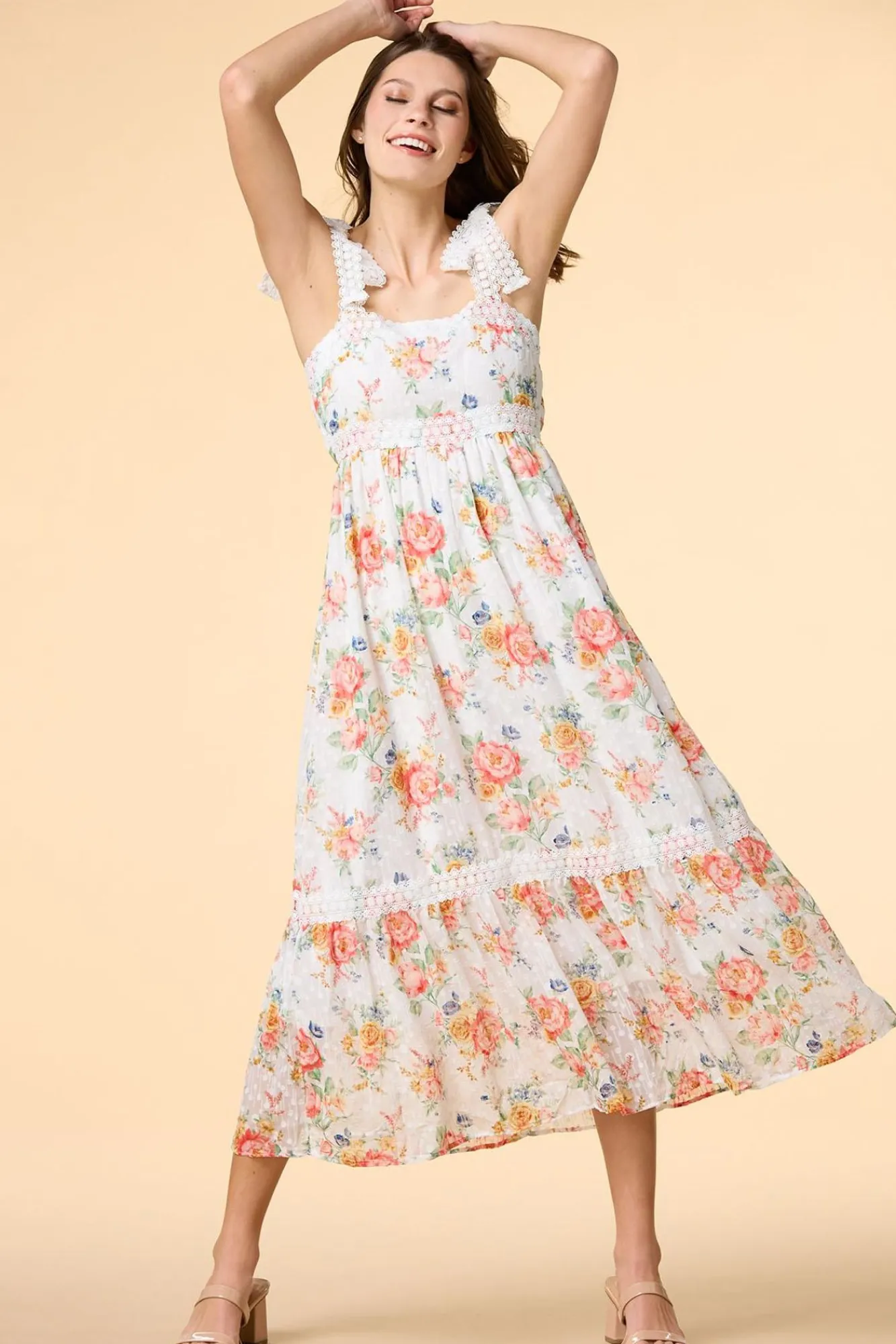 Women Versona Afternoon Tea Midi Dress