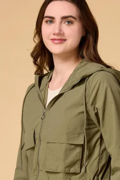 Women Versona Army Brat Jacket