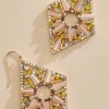 Women Versona Beaded Diamond Earrings