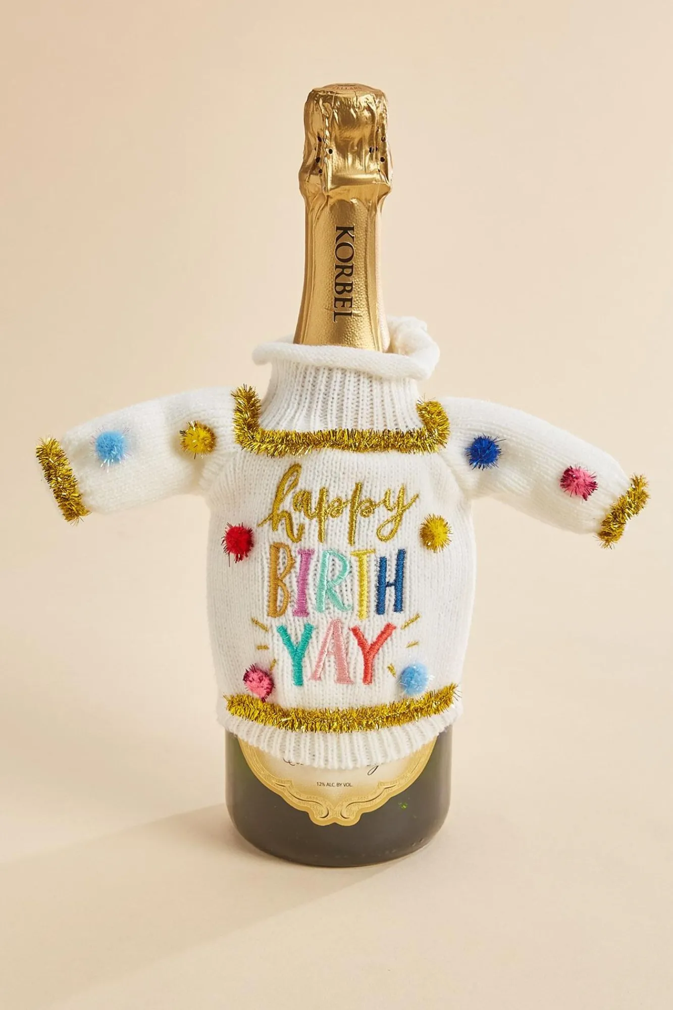 Women Versona Birthday Sweater Bottle Cover