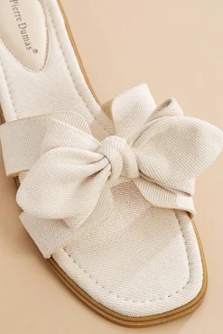Women Versona Bow Band Slides