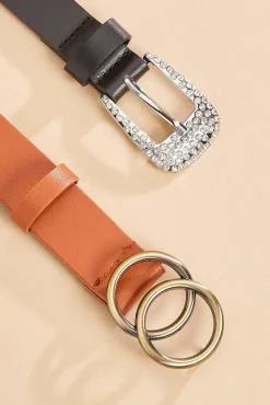 Women Versona Buckle Belt Set