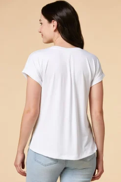 Women Versona Butter Knit Vneck Top