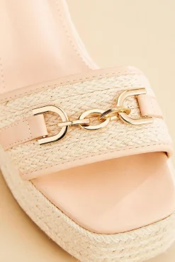 Women Versona Chain Band Wedge Heels