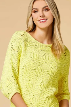 Women Versona Chartreusive Thoughts Sweater