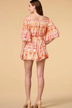 Women Versona Citrus Sunset Romper