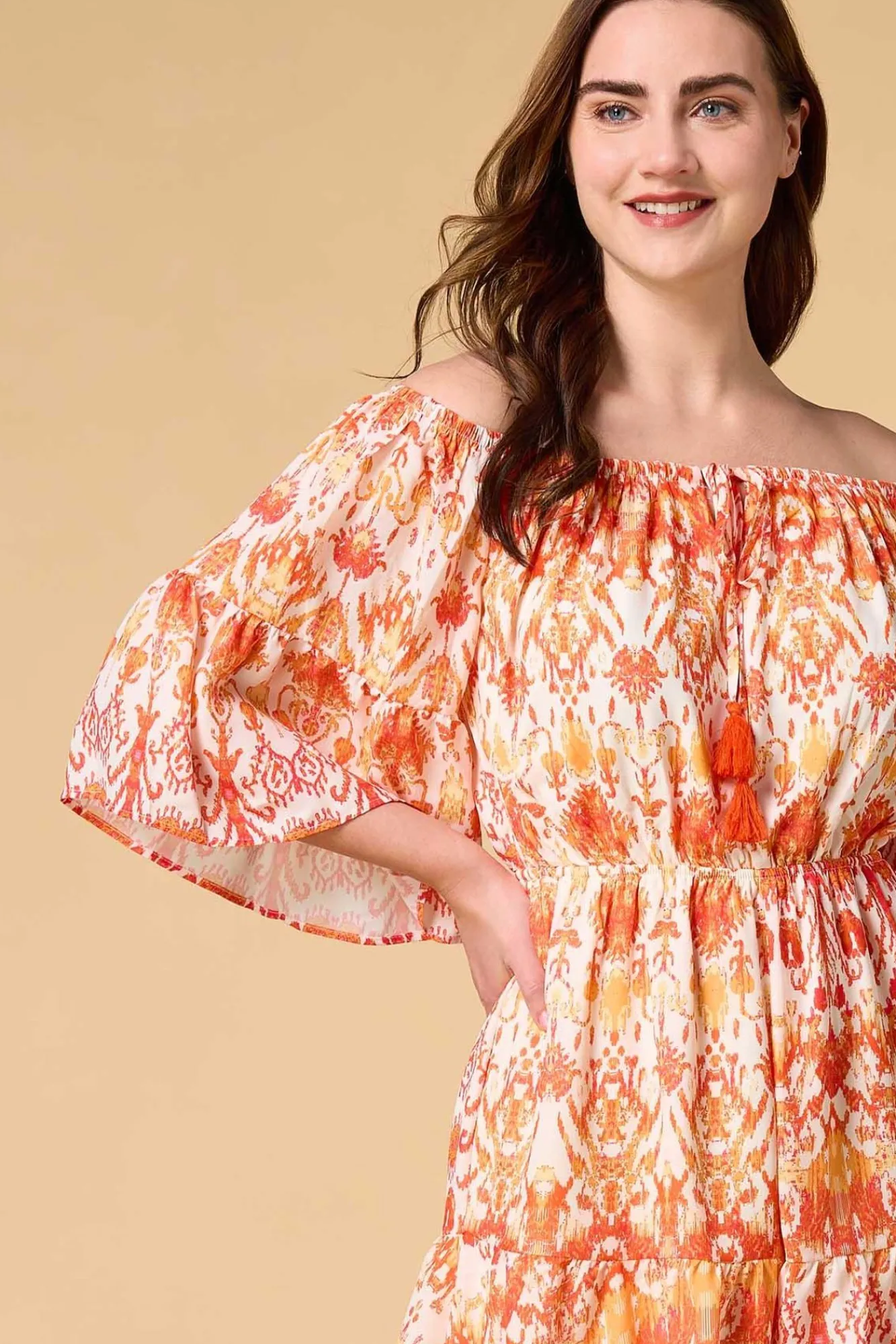 Women Versona Citrus Sunset Romper
