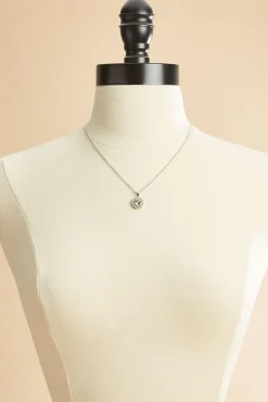 Women Versona Clear Stone Pendant Necklace
