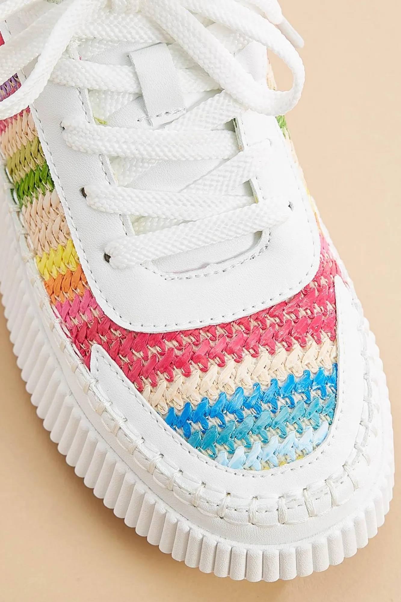 Women Versona Color Striped Sneakers