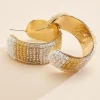 Women Versona Colorblock Bead Hoop Earrings