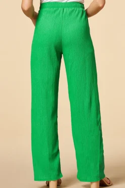 Women Versona Crinkle Cut Pantsgreen