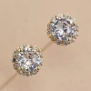 Women Versona Cubic Zirconia Stud Earrings