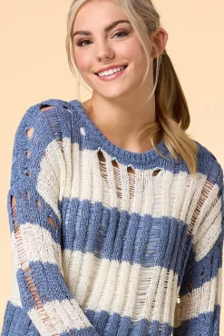 Women Versona Distress Signal Sweater