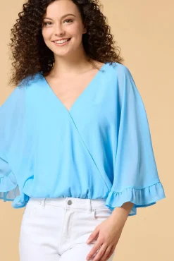 Women Versona Divine Intervention Bodysuitblue