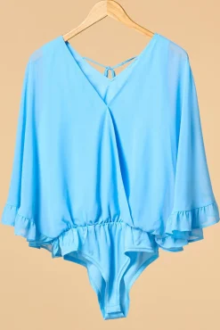 Women Versona Divine Intervention Bodysuitblue