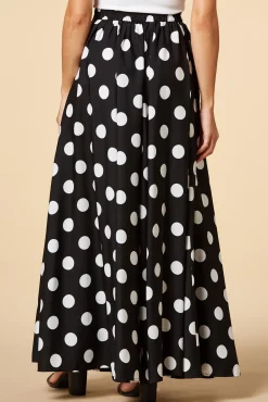 Women Versona Dot The Difference Maxi Skirt