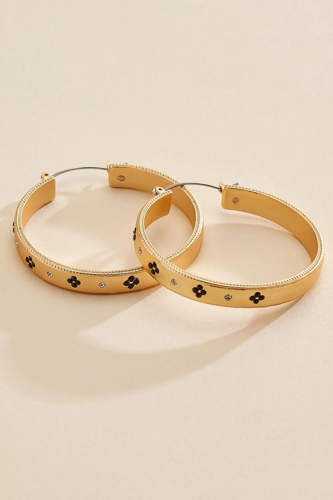 Women Versona Embellished Hoop Earrings
