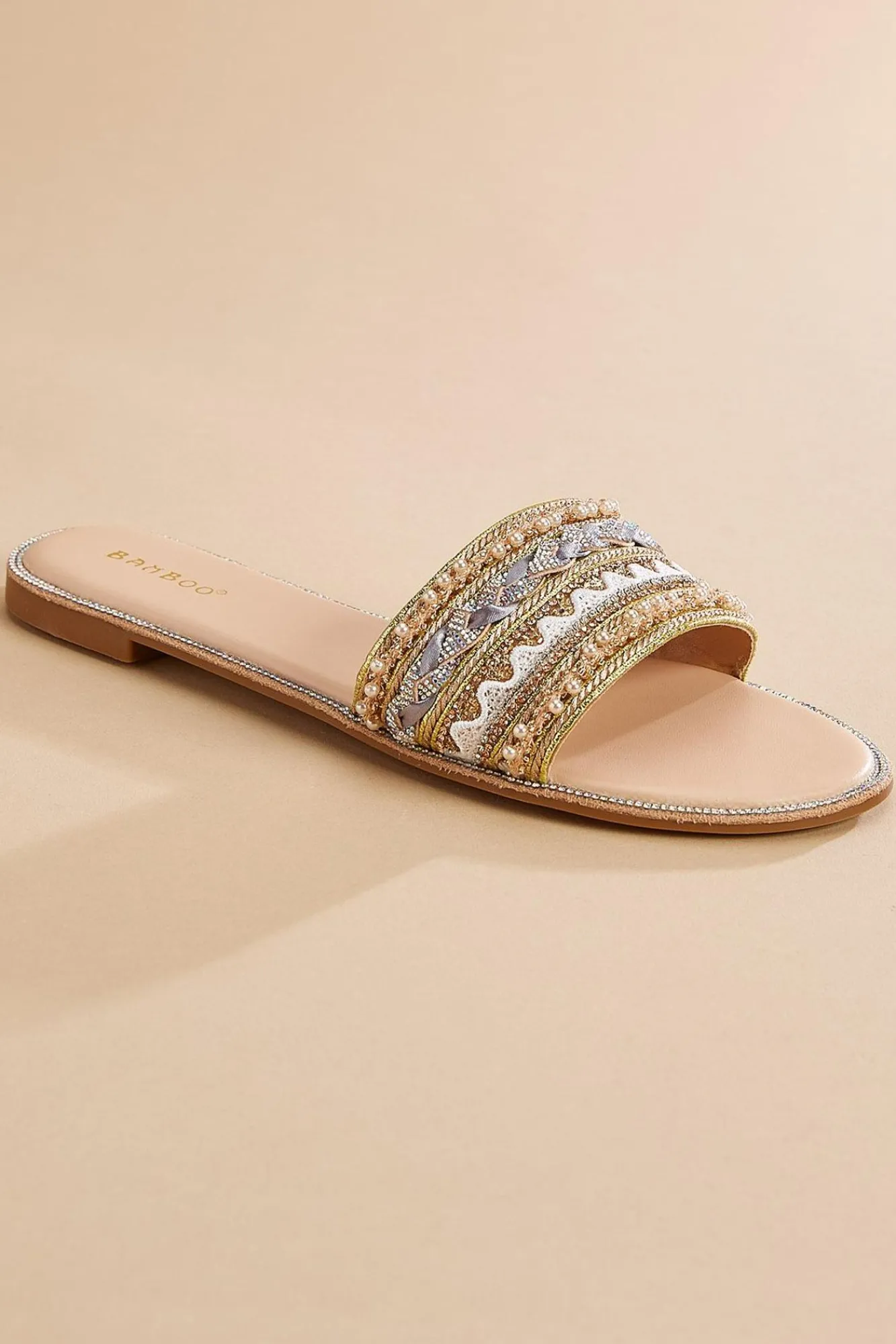Women Versona Embellished Trim Sandals