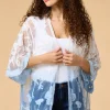 Women Versona Fade Into Blue Kimono