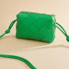 Women Versona Faux Leather Basket Weave Crossbody