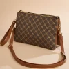 Women Versona Faux Leather Logo Wristlet