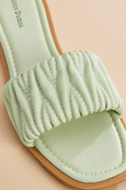 Women Versona Faux Leather Textured Sandals