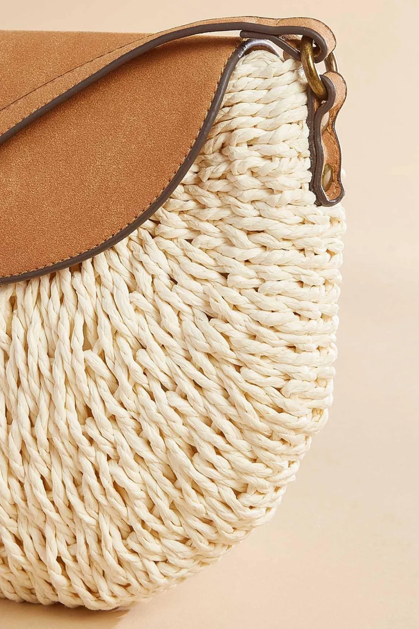Women Versona Faux Leather Trim Crossbody