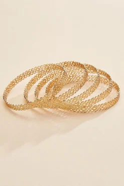 Women Versona Filigree Bangle Bracelet Set