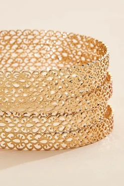 Women Versona Filigree Bangle Bracelet Set