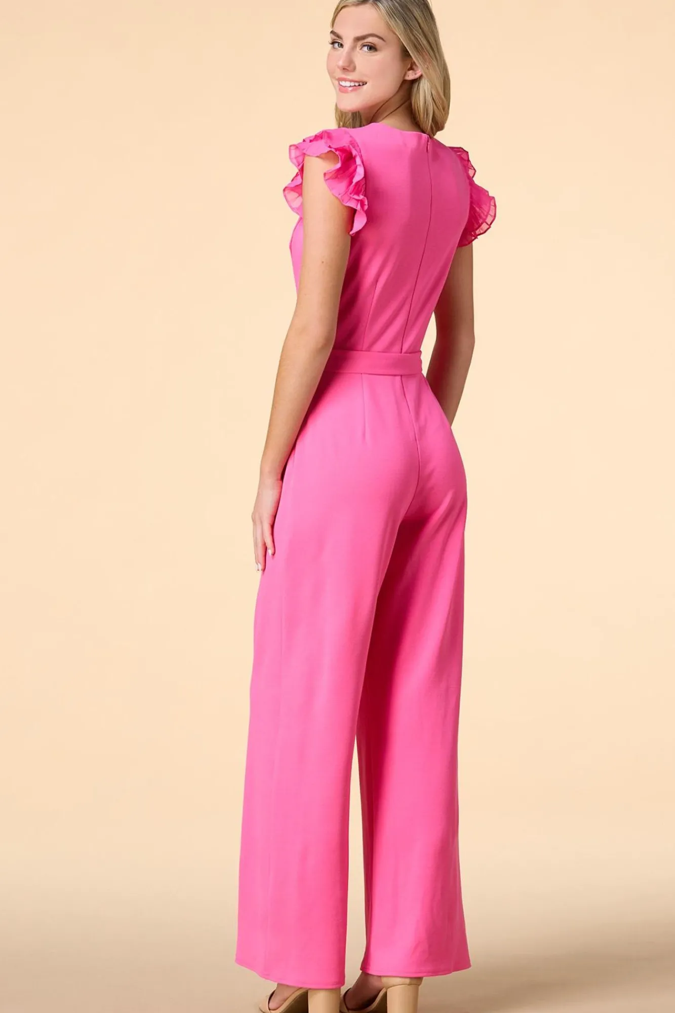 Women Versona Fluttering Eyelashes Jumpsuit
