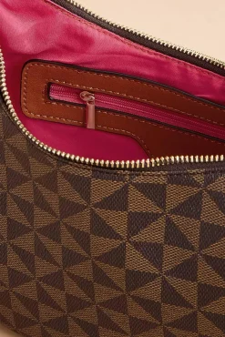 Women Versona Geo Print Faux Leather Handbag
