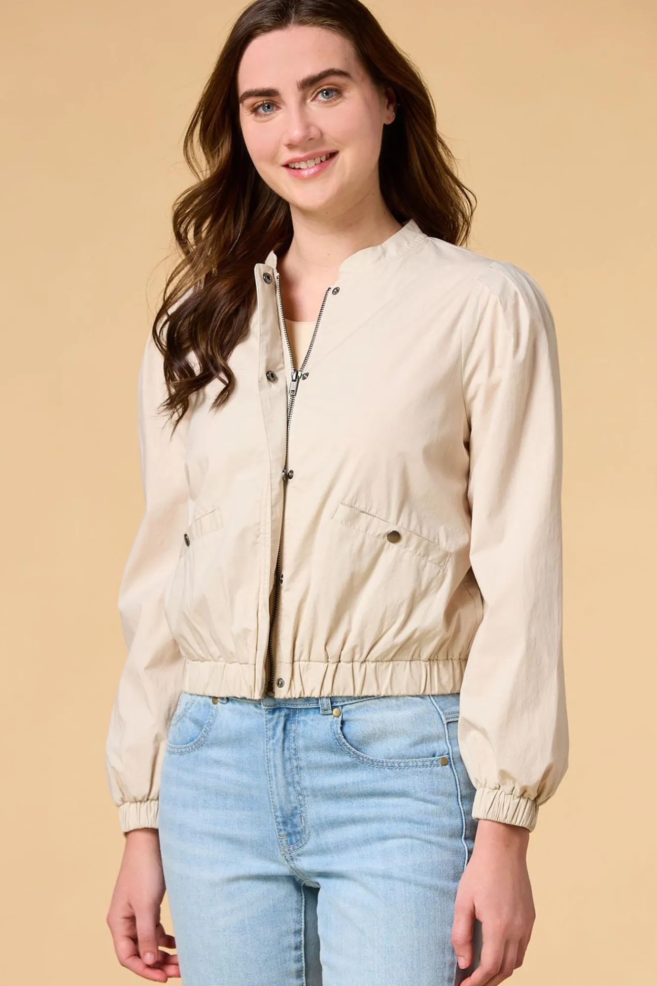Women Versona Give Me Shelter Bomber Jacket