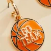 Women Versona Go Team Basketball Earrings