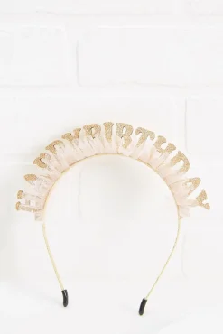 Women Versona Happy Birthday Headband