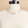 Women Versona Herringbone Layered Necklace