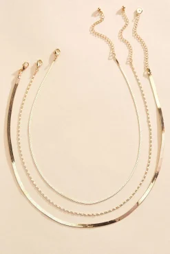 Women Versona Herringbone Layered Necklace