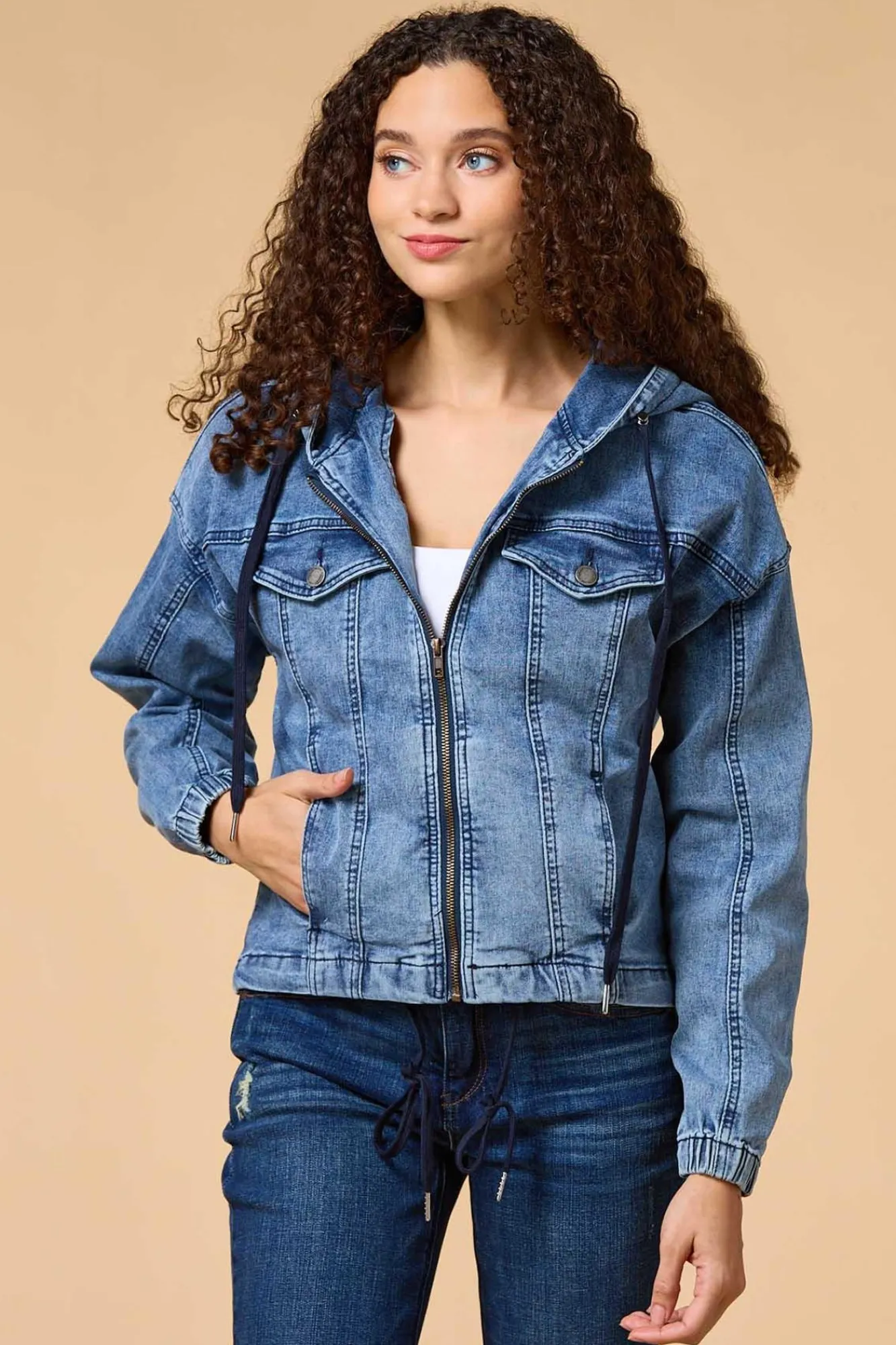 Women Versona Hood Times Jacket