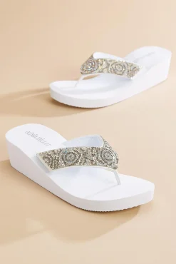 Women Versona Iridescent Embellished Sandals