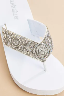 Women Versona Iridescent Embellished Sandals