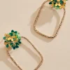 Women Versona Iridescent Flower Earrings