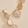 Women Versona Iridescent Tiered Earrings