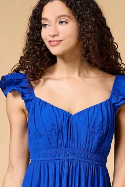 Women Versona Lets Flounce Midi Dress