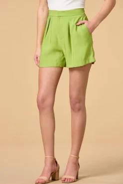 Women Versona Lime Blossom Shorts