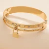 Women Versona Lock Charm Bracelet