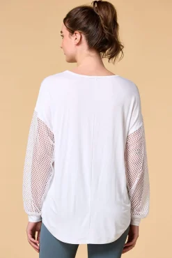 Women Versona Mesh With Me Tunic