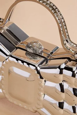 Women Versona Metallic Bow Bag