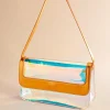 Women Versona Metallic Clear Jelly Bag