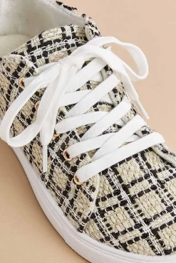 Women Versona Metallic Tweed Sneakers
