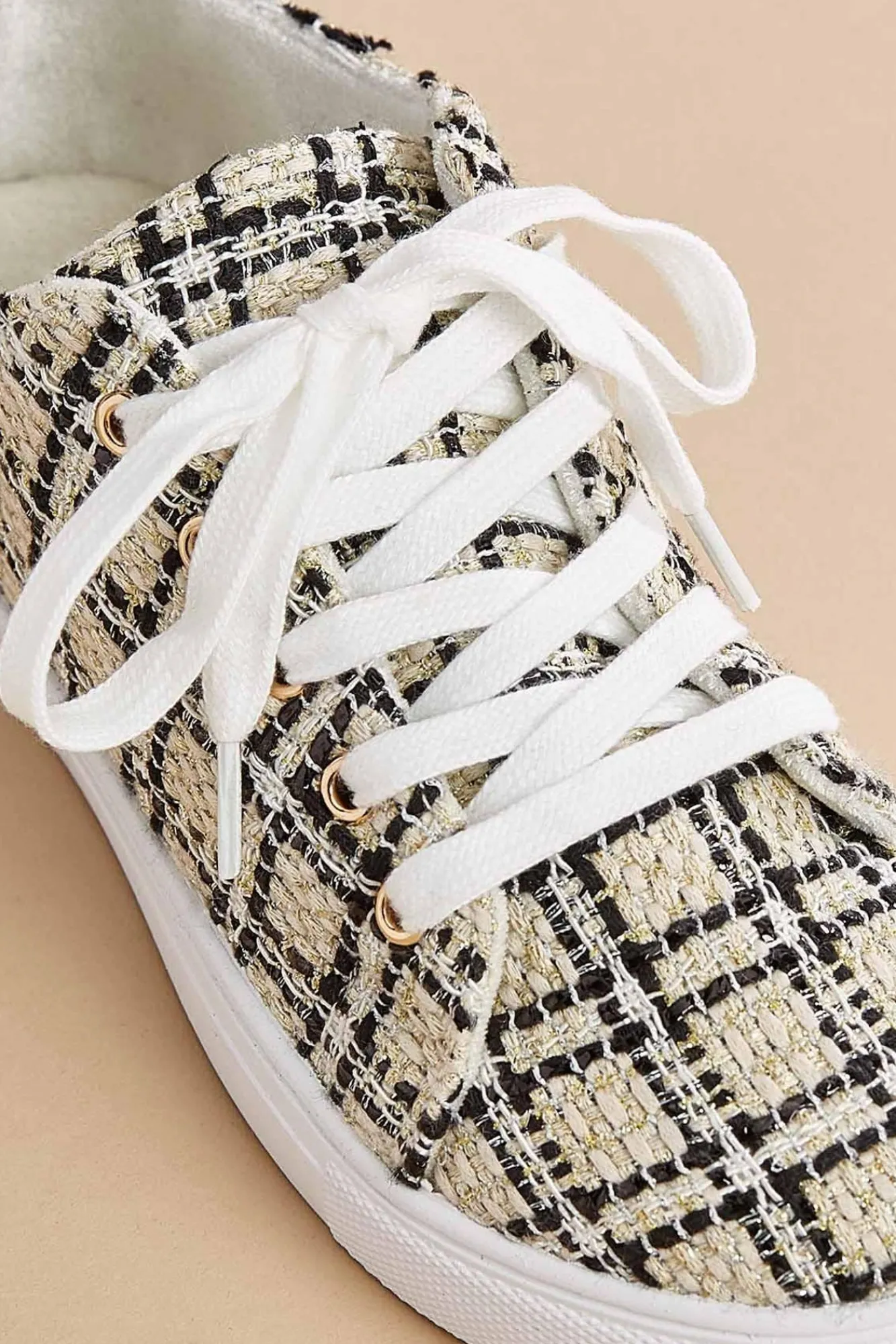 Women Versona Metallic Tweed Sneakers