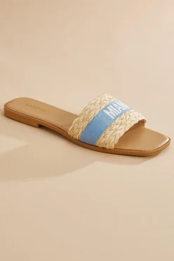 Women Versona Miami Raffia Band Sandals